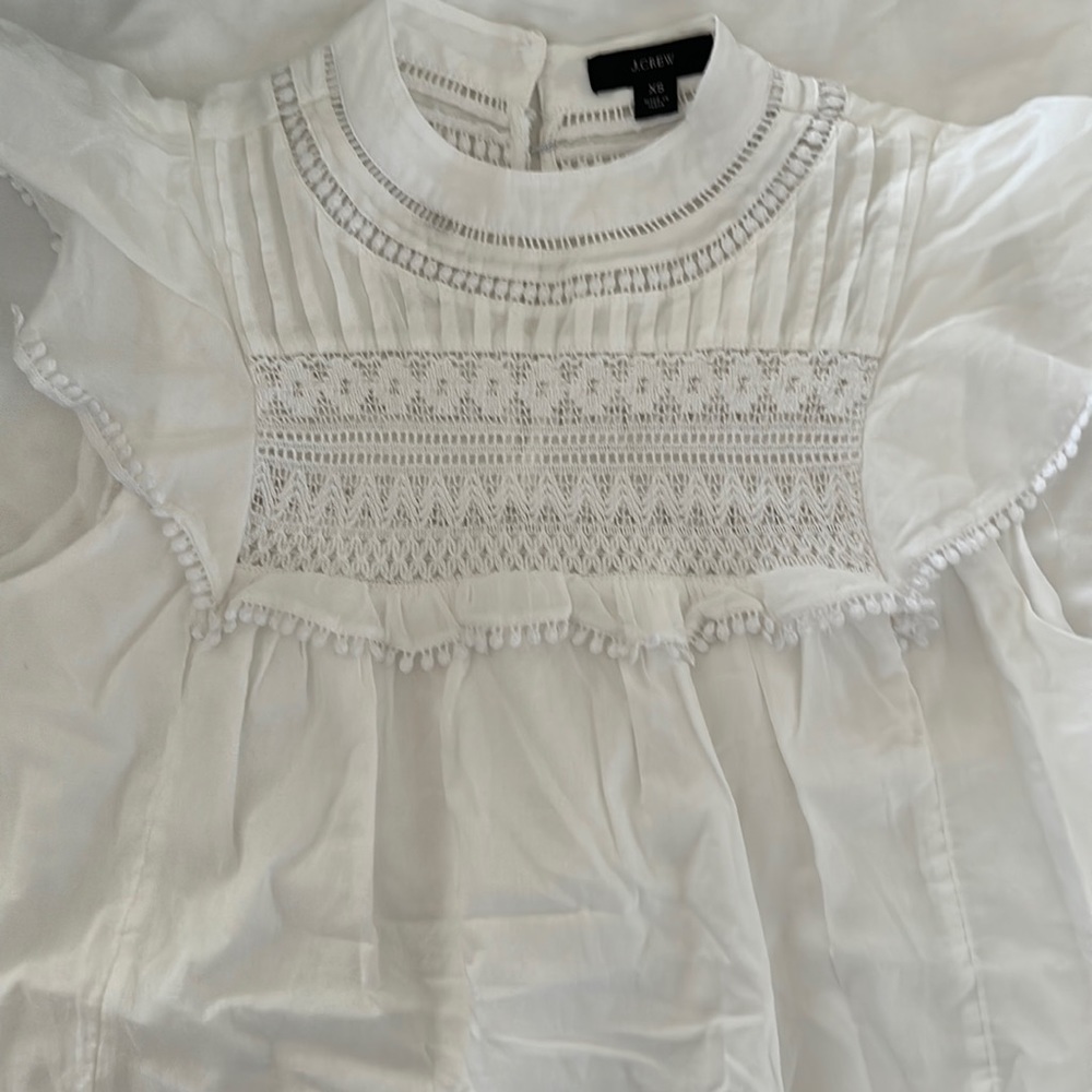 J. Crew flutter sleeve top